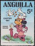 Anguilla 1981 Walt Disney 5 ¢ Multicolor Scott 437. Anguilla 1981 Scott 437 Walt Disney Easter Minnie Mouse. Uploaded by susofe